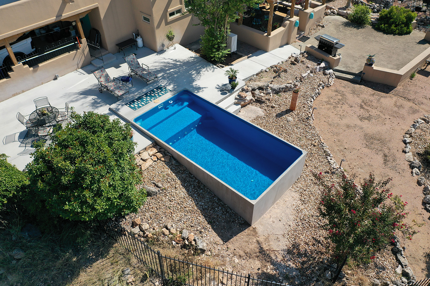 20ft x 10ft Plungie Max at a Roso home in Dallas, Texas