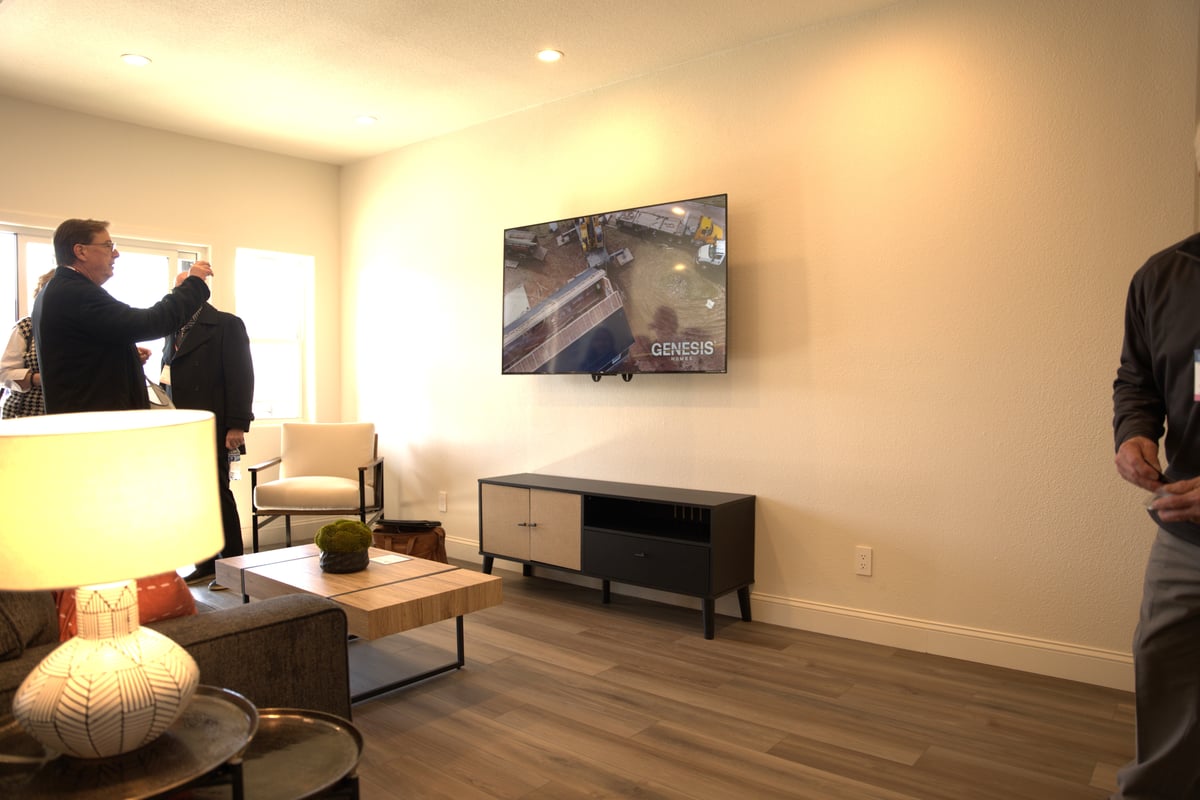 Mammoth Park modular home living room