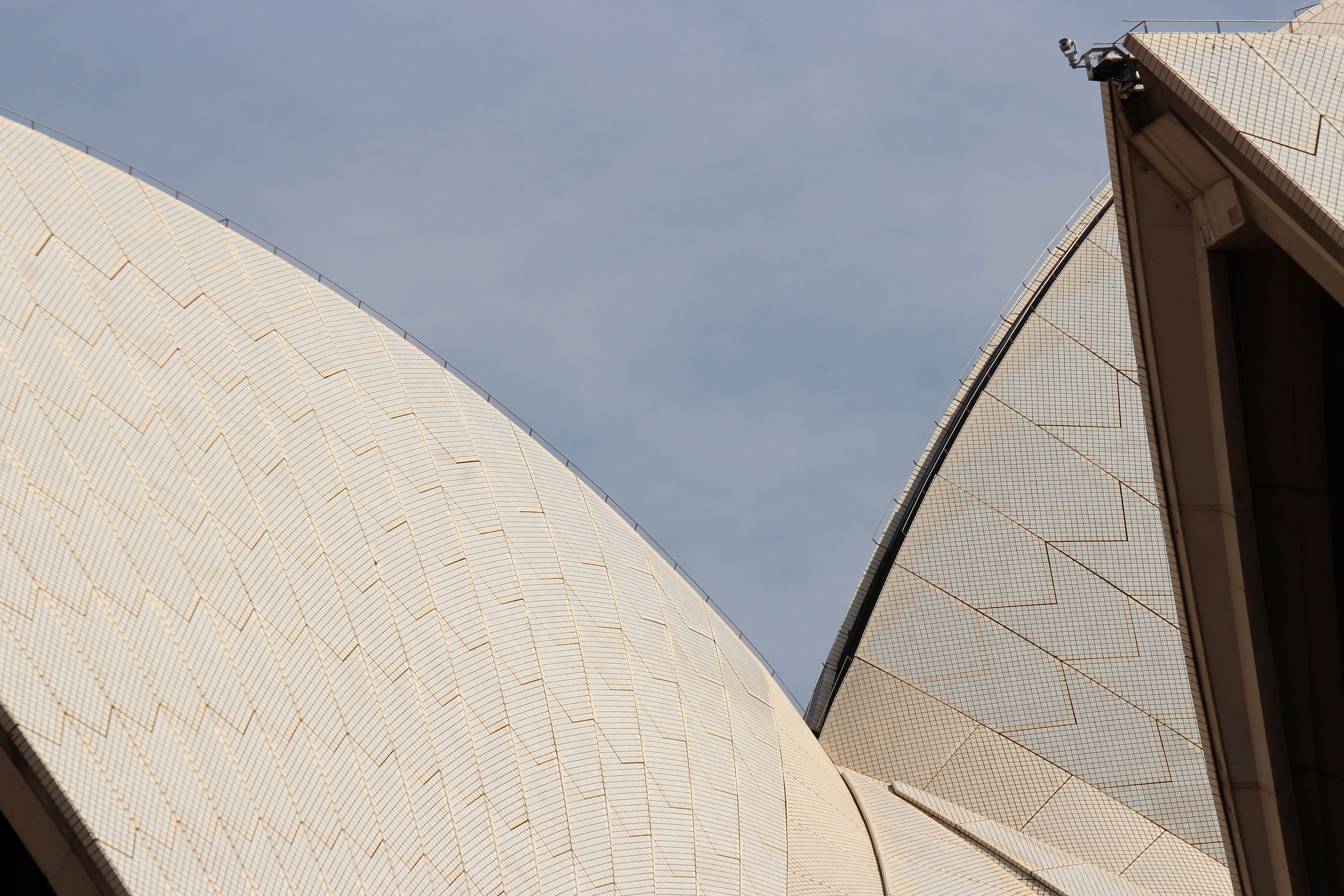 Close up image of the Sydney Opera House