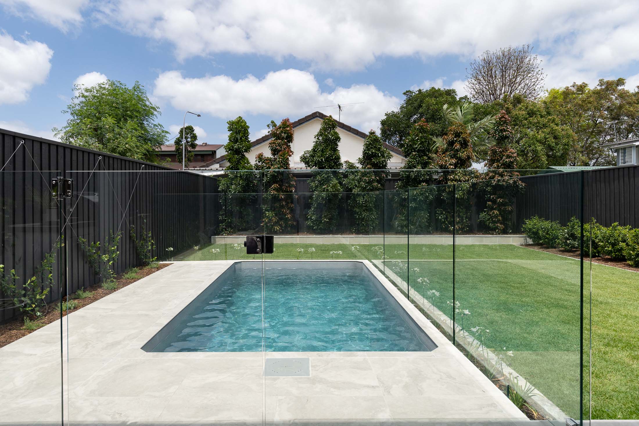 15ft x 8ft Plungie Original in-ground concrete swimming pool