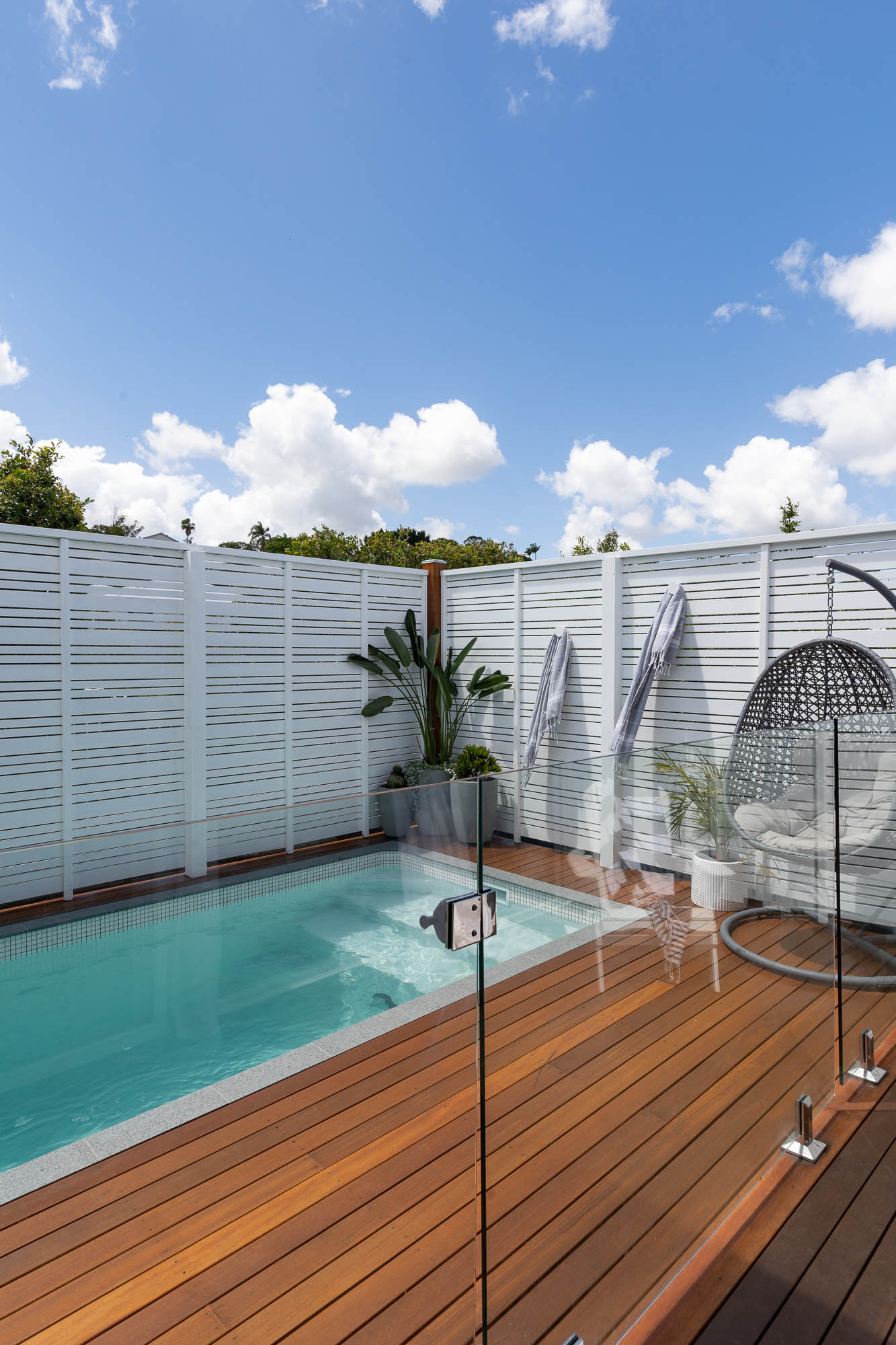 Plungie Studio 12ft x 7ft concrete plunge pool in Kona Coast